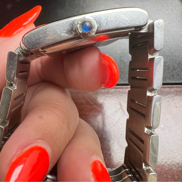 CARTIER TANK FRANCAISE AUTOMATIC STAINLESS STEEL 28mm WATCH. - Picture 6 of 13